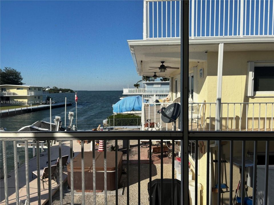 From upstairs screened patio