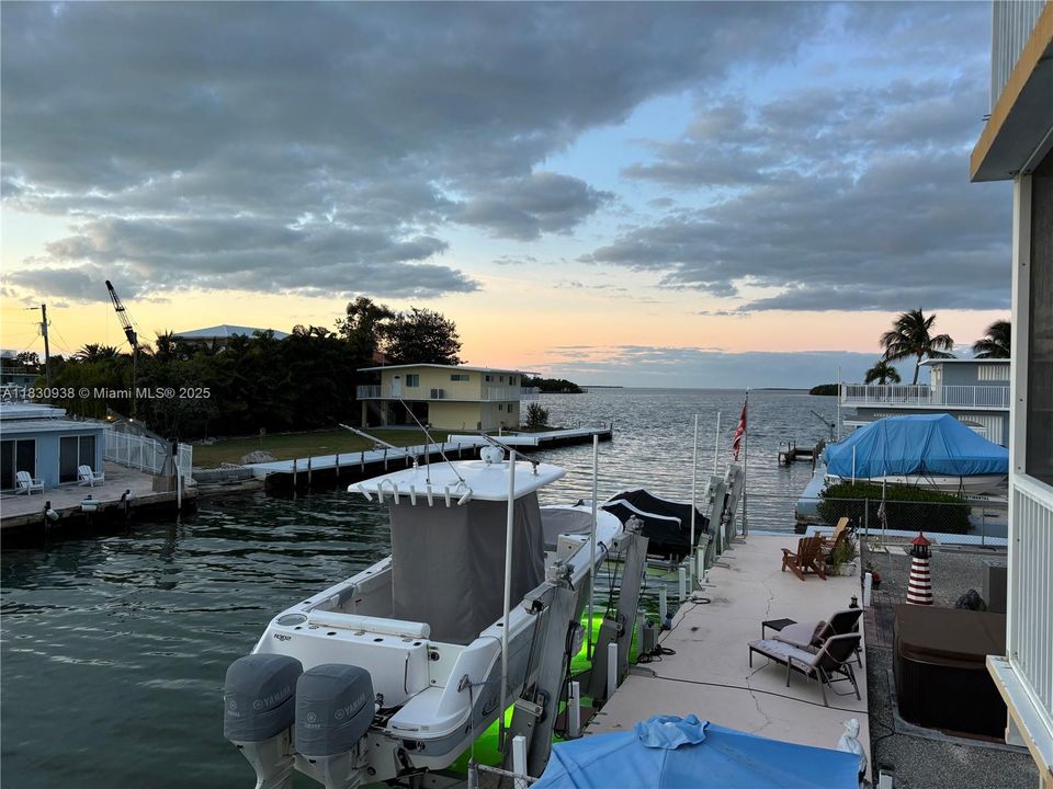 From upstairs screened porch