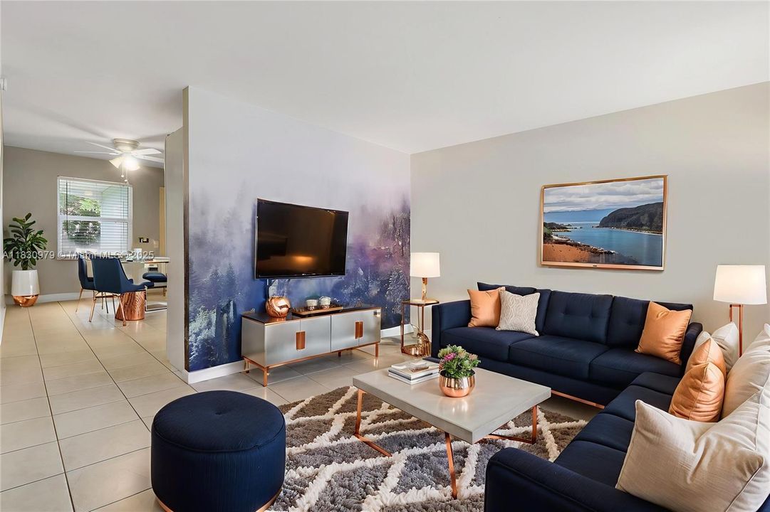 East side virtually staged