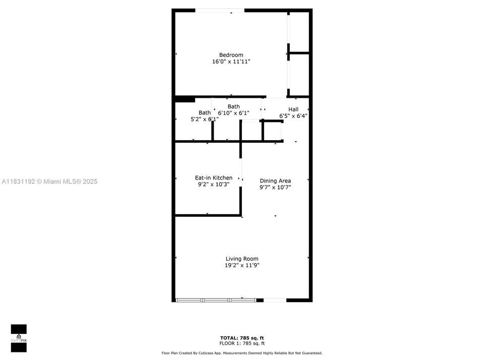 Active With Contract: $74,900 (1 beds, 1 baths, 798 Square Feet)