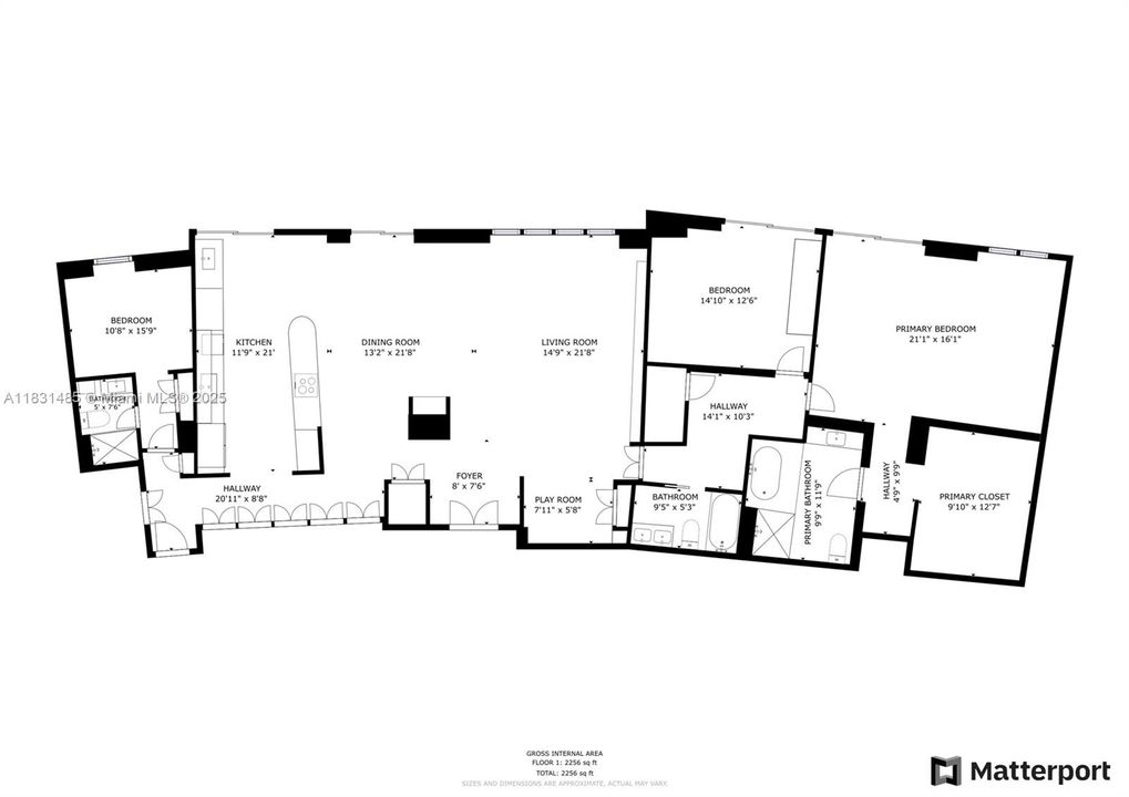 Recently Sold: $1,975,000 (3 beds, 3 baths, 2388 Square Feet)