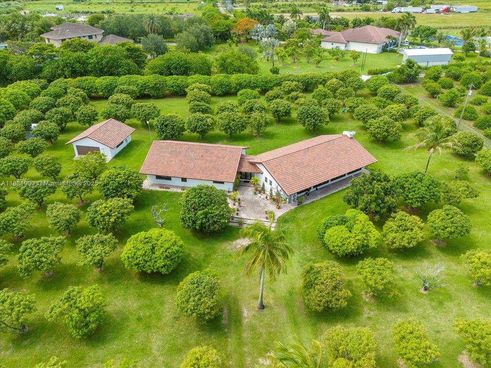 Aerial View Looking North.