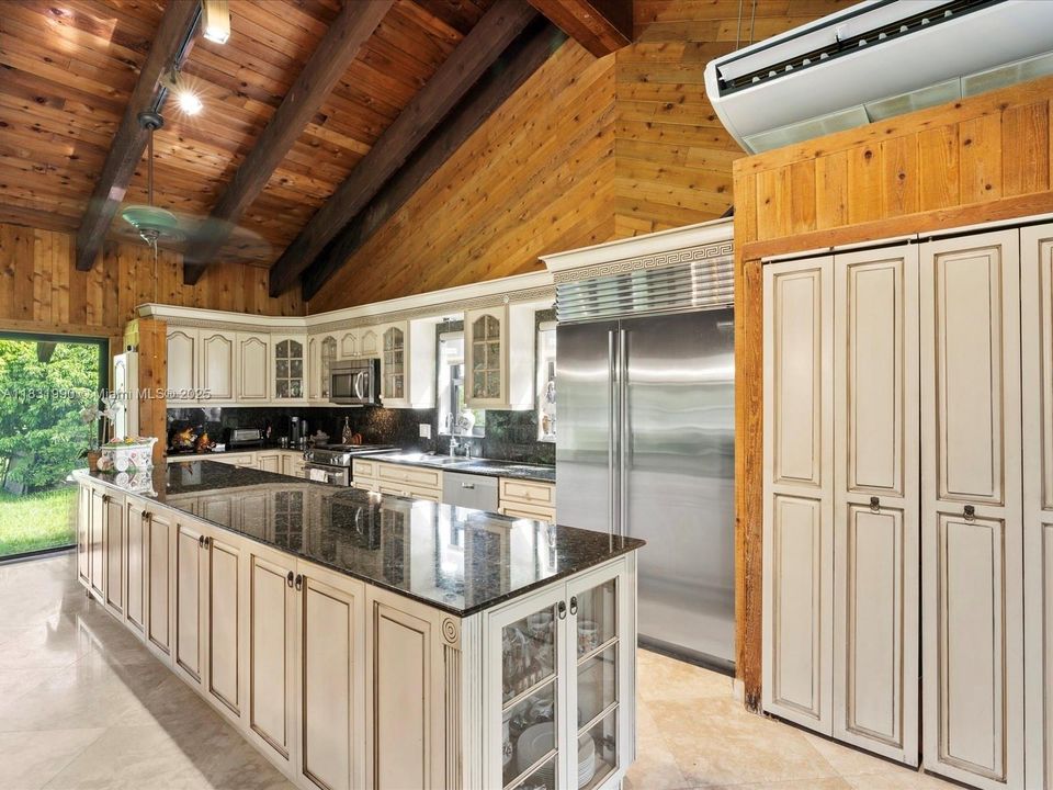Kitchen with Stainless Steel Appliances.