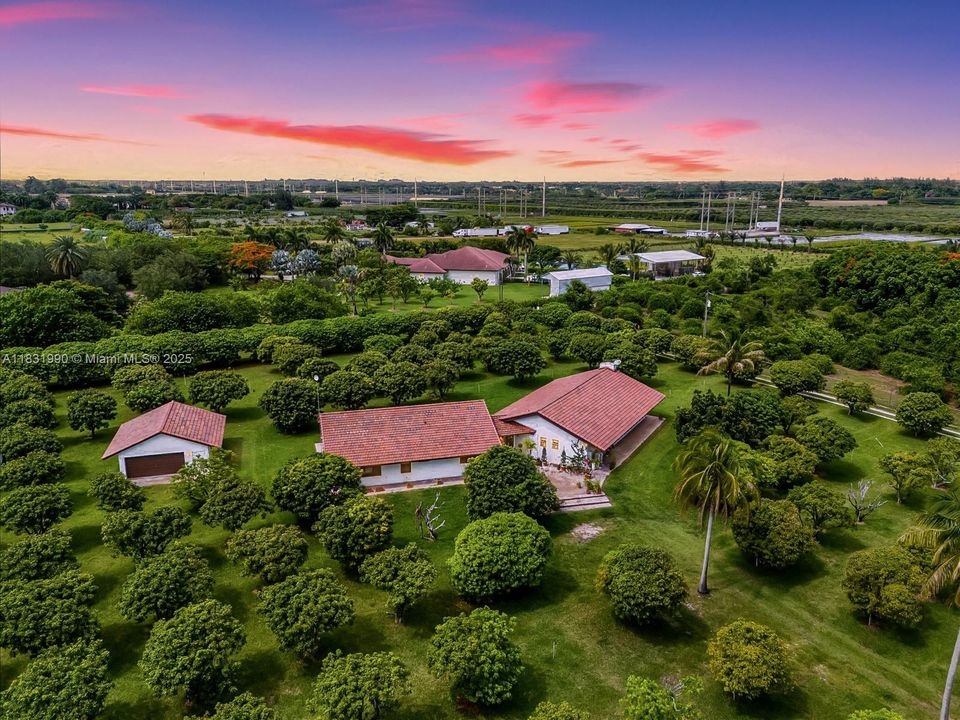 Aerial View looking North East.