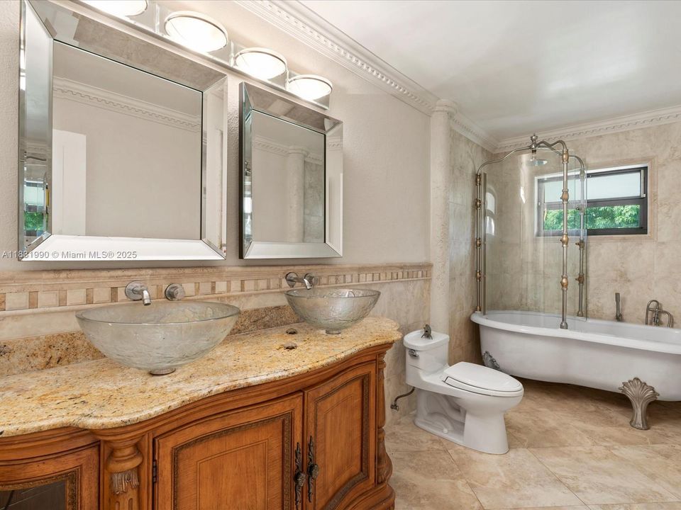 Bathroom in Hallway.