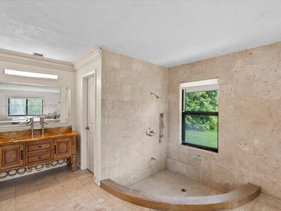 Primary Bathroom with walk-in shower.