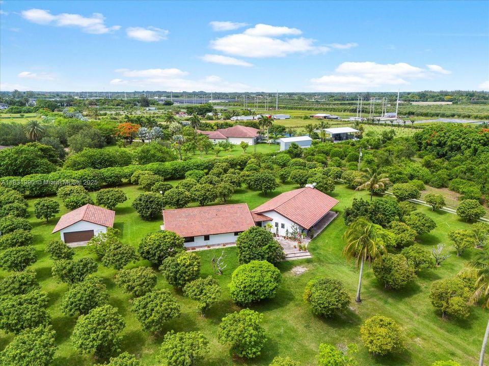 Aerial View Looking North East.