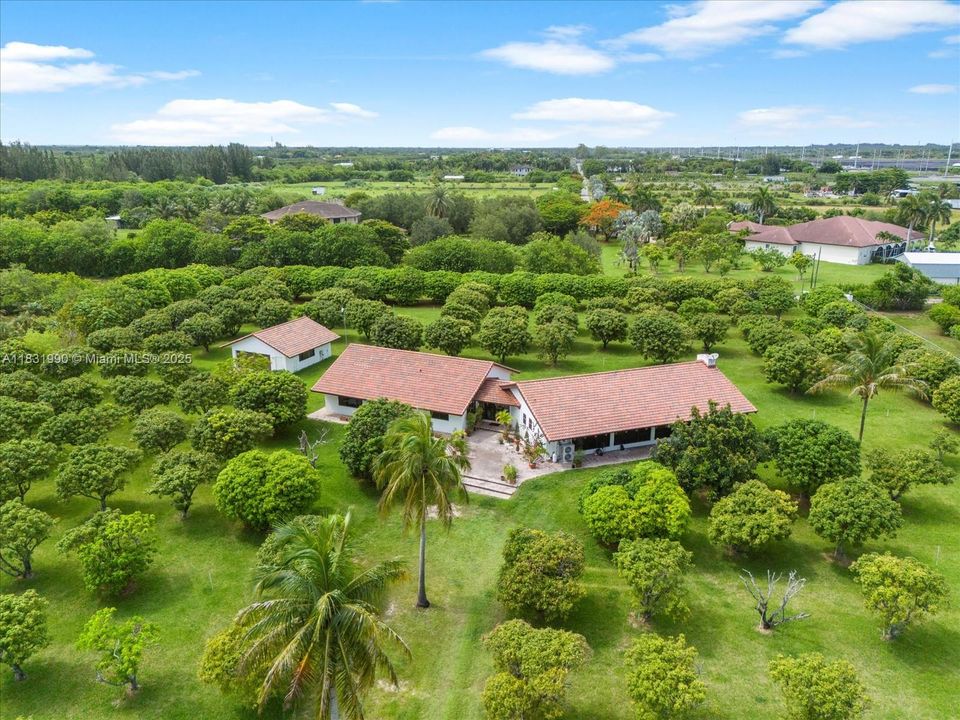 Aerial View Looking North.