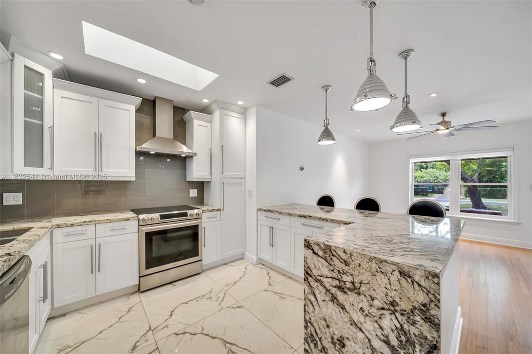 Gorgeous Kitchen with Skylight
