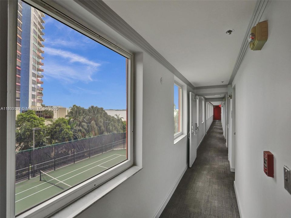 View from the hallway