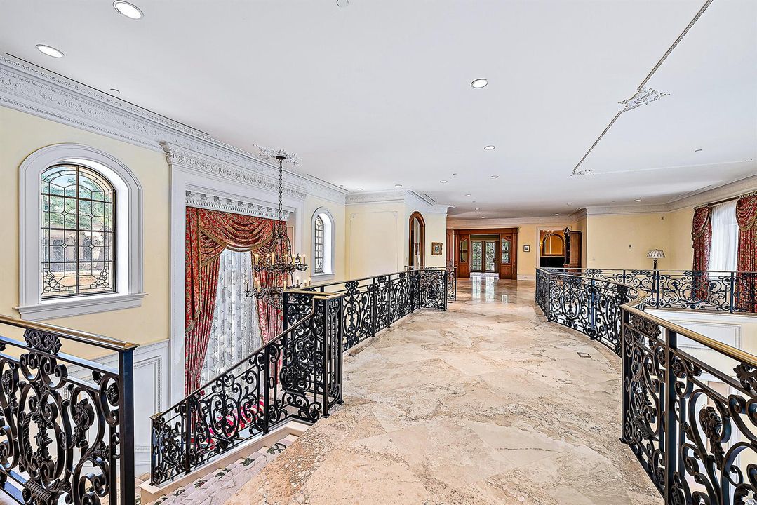 Upstairs walkway