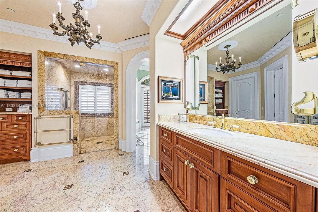 His Primary Bathroom