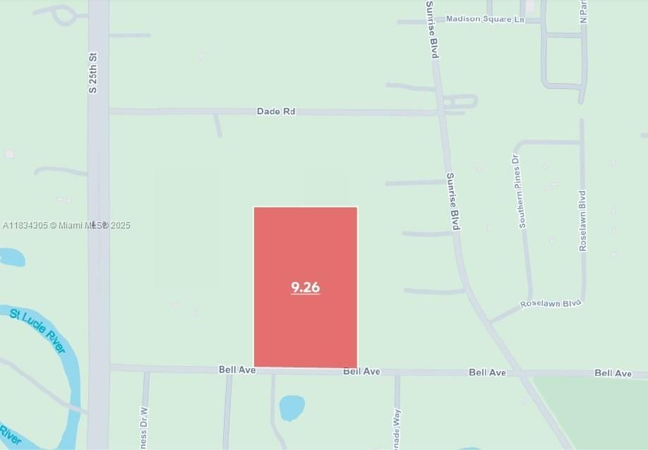 En Venta: $1,800,000 (9.26 acres)