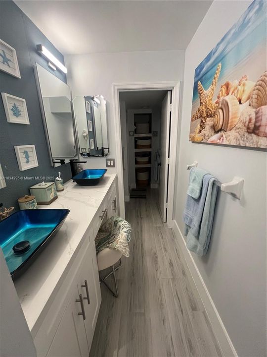 Master Bathroom with Dual Sinks