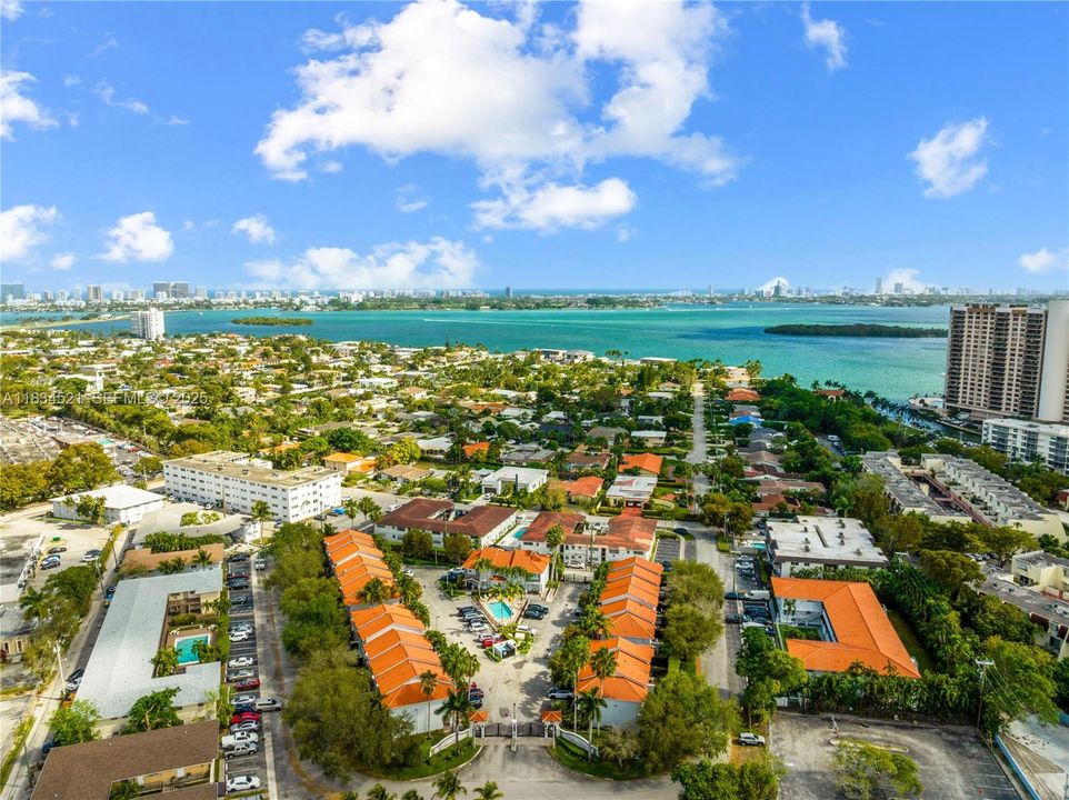 Boutique, gated, enclave of condo units in the Sansouci neighborhood right off Biscayne Boulevard, without the neighborhood traffic.