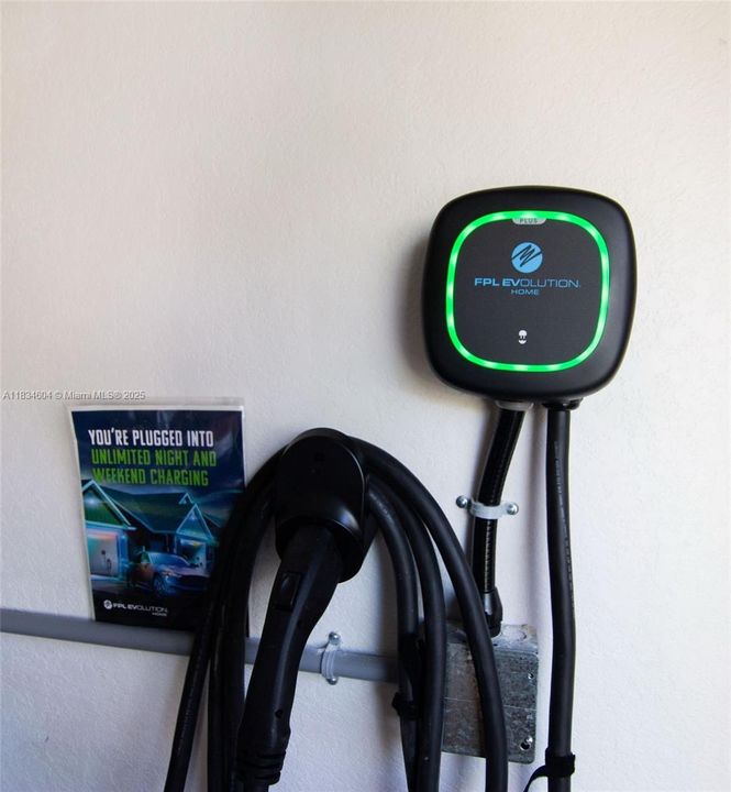 Vehicle Charger in Garage