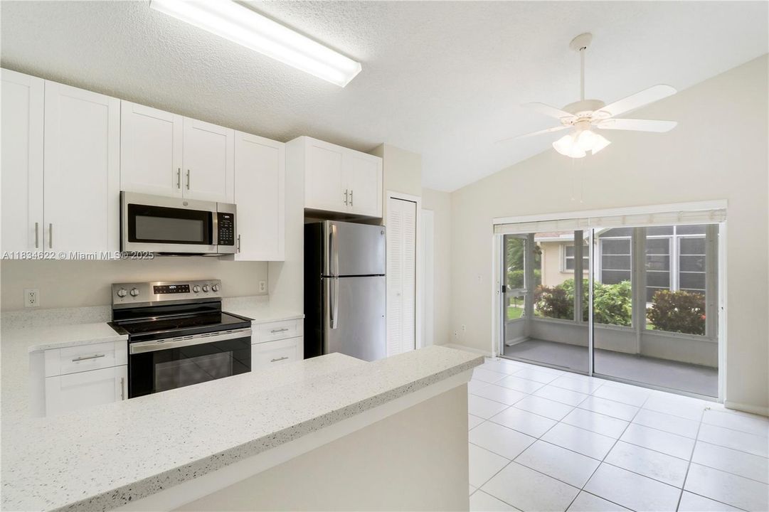 Kitchen and dining area