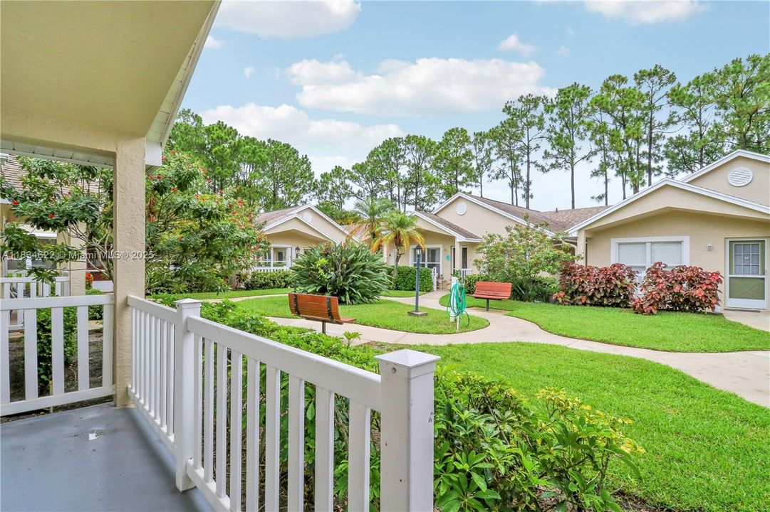 View from front porch