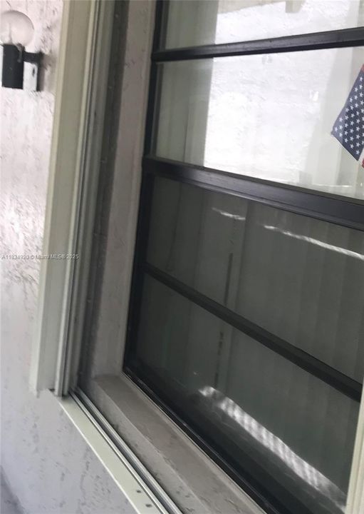 Front Window Accordion Shutter