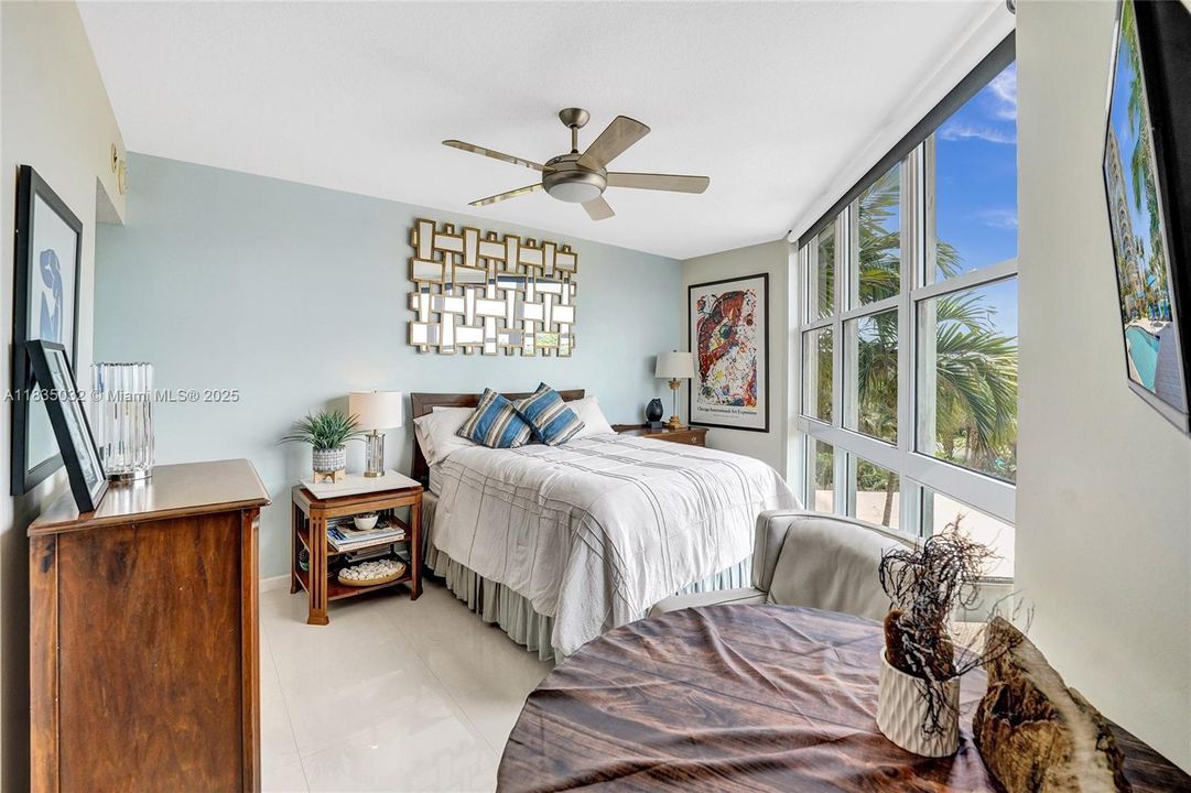 2nd bedroom with lots of natural light