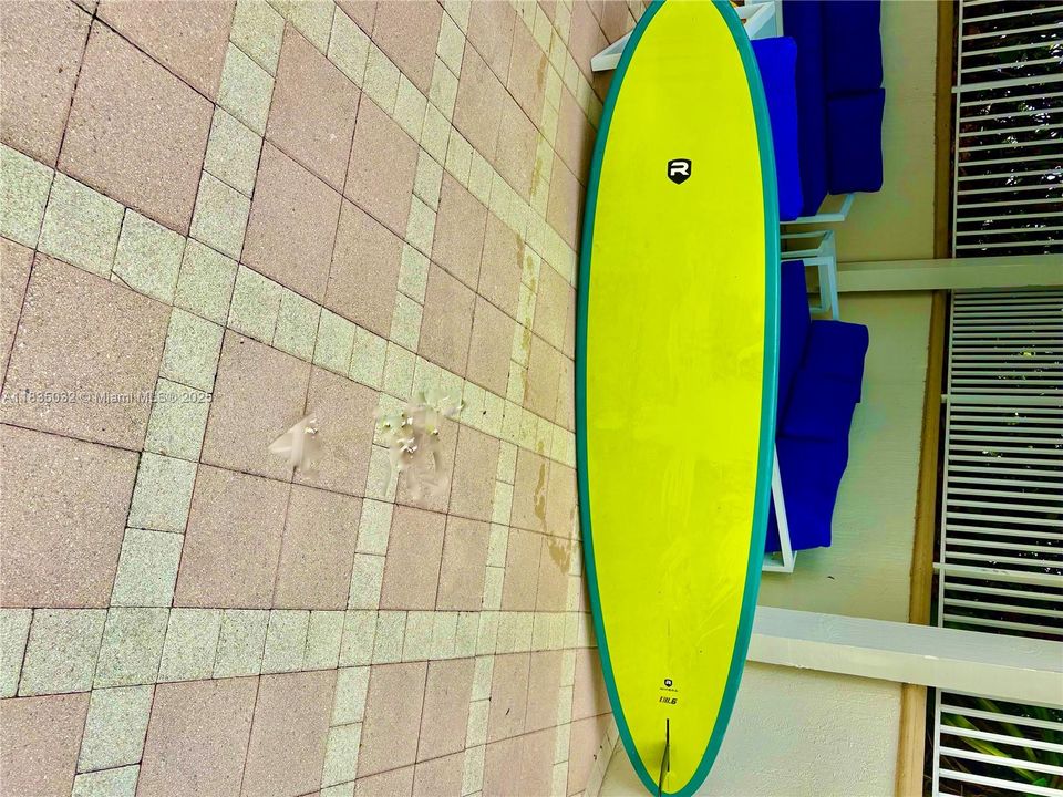 Comes with a paddle board!