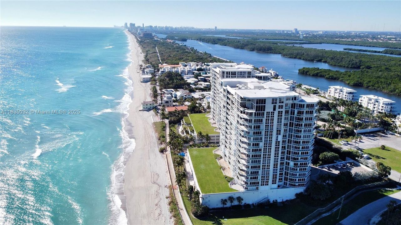Ocean and intracoastal waters surround this area.
