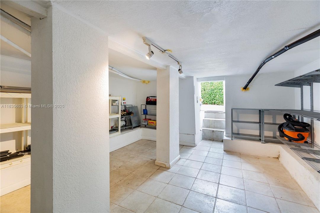 Huge basement for storage