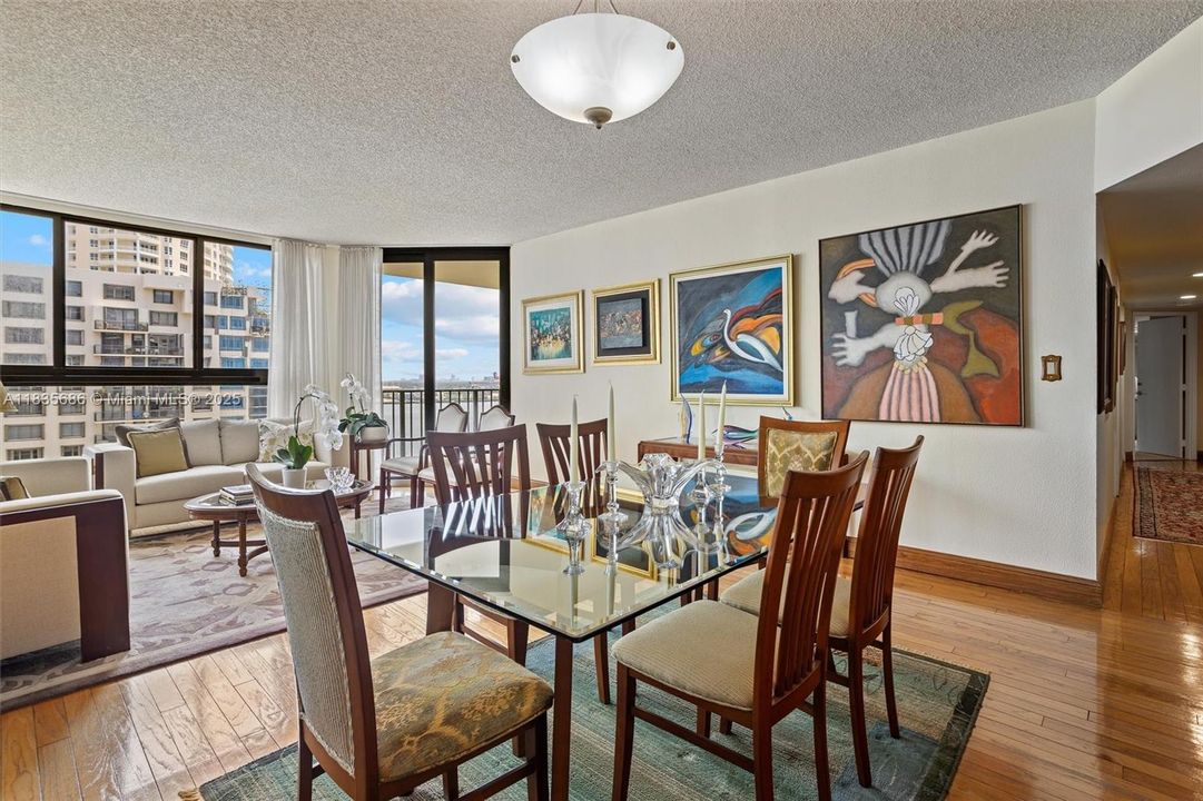 Dining room w/ water views!