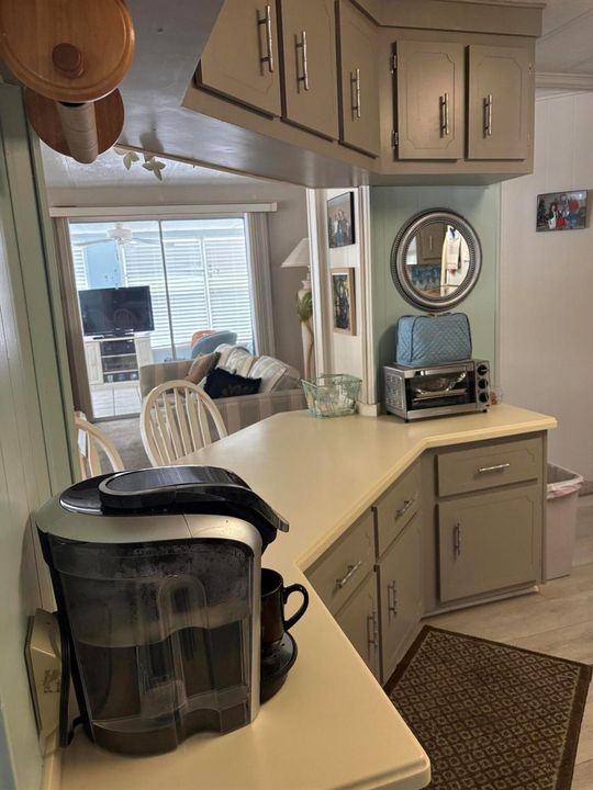 Kitchen Pass-Thru Sit at Counter
