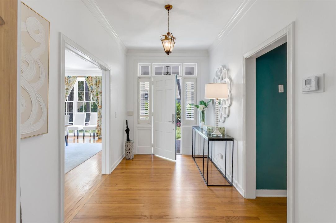 FOYER LOOKING OUT