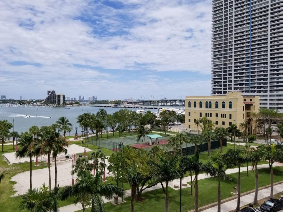 View from amenities area