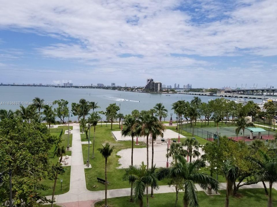 View from amenities area