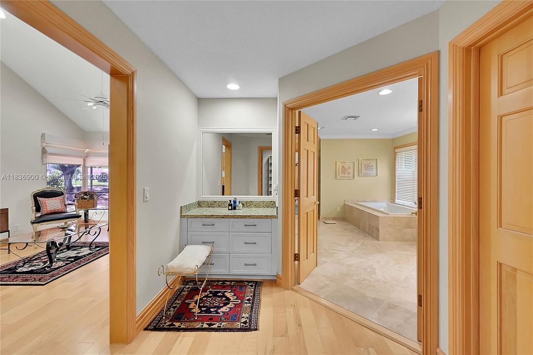 Separate Dressing Area!