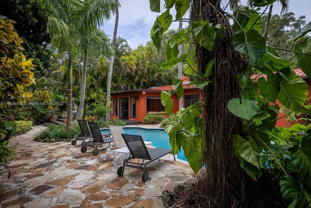 View from covered "Bali" deck