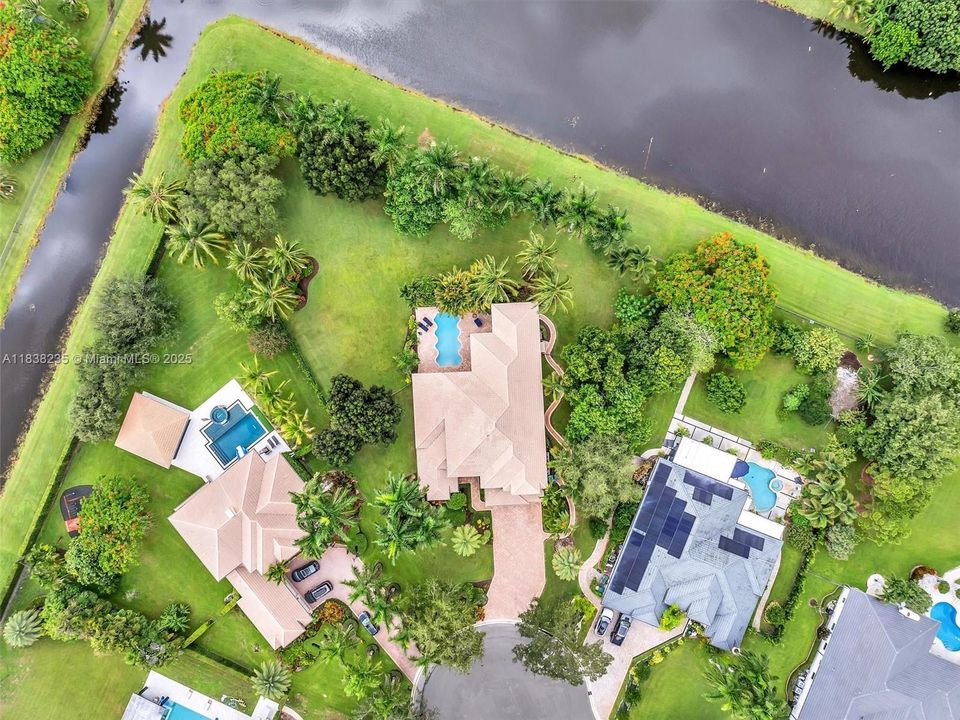 Large pie-shaped lot