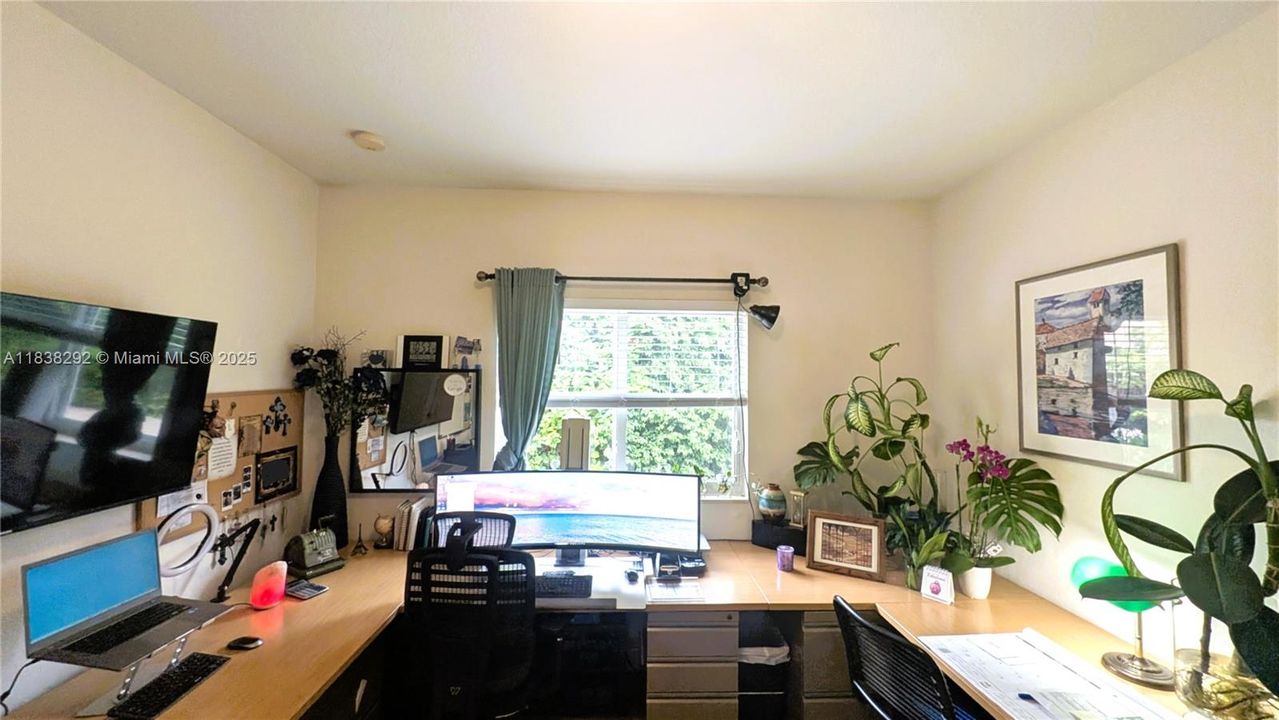 bedroom 2 Approx Measurements 12 x 12.2 +huge walk-in closet 7.7 x 6.11-currently being used as an office