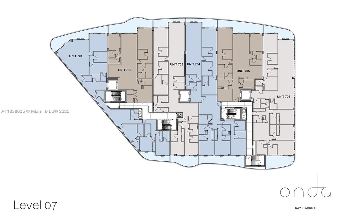 7th floor, unit #702 location