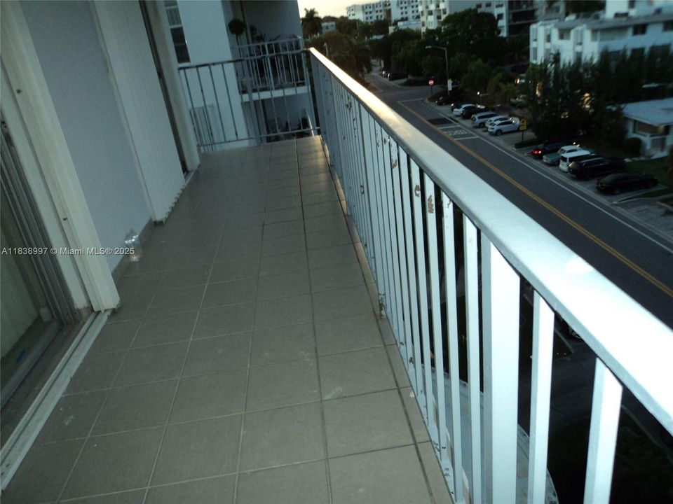 Large Balcony Over 23 Feet Long