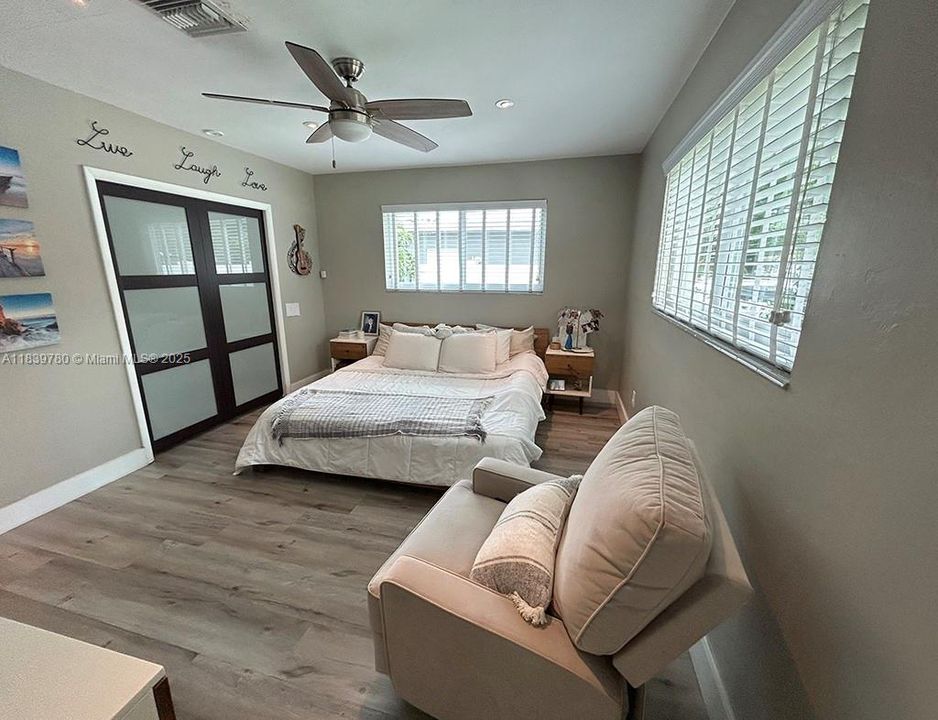 Master Bedroom with a connecting door to bedroom
