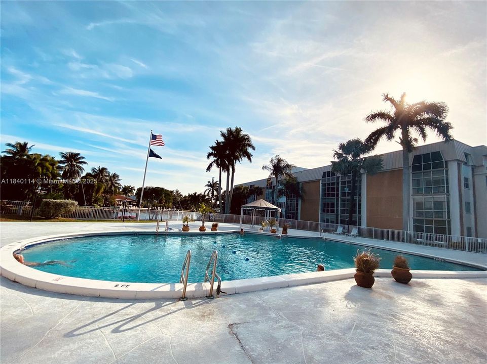 Large community pool