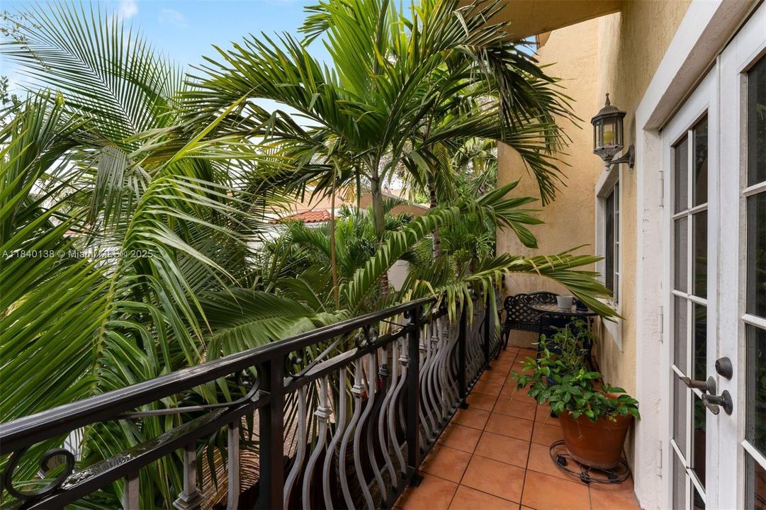 Balcony off main living area