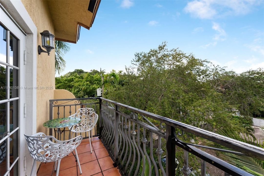 Balcony off Primary Bedroom