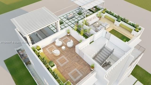 Enjoy lounging on the roof.