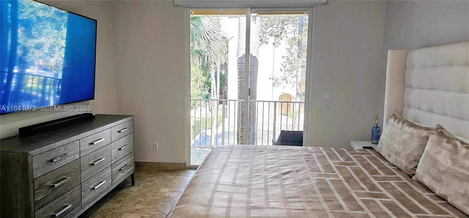 Master Bedroom with access to balcony