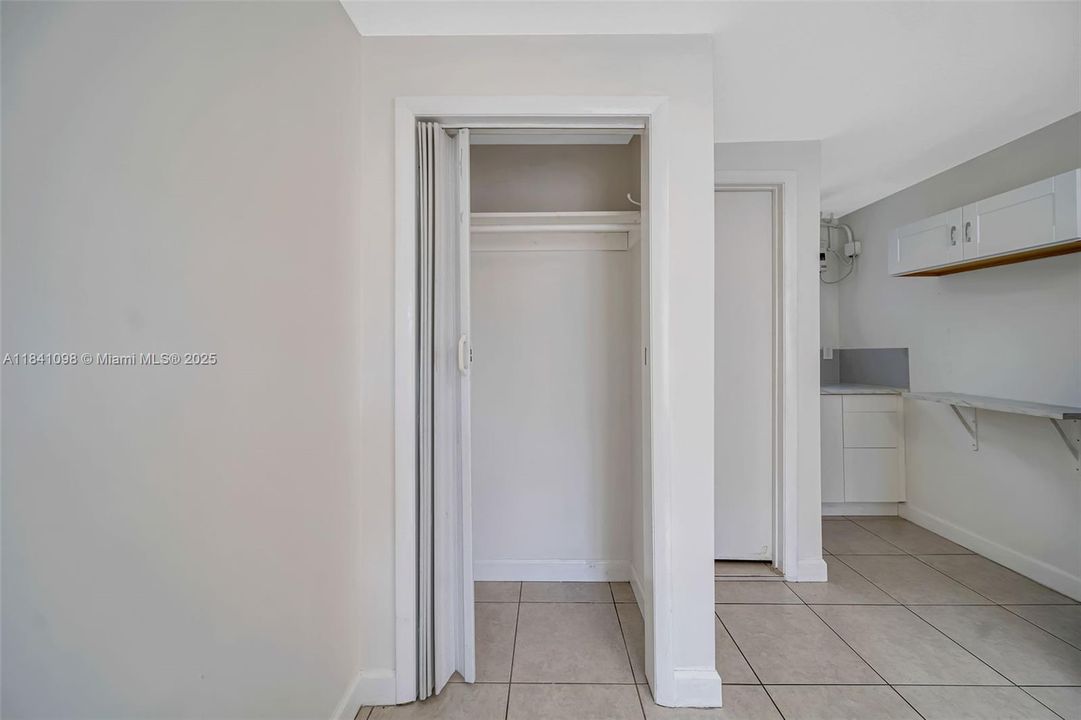 fully permitted 240 sq ft detached exercise room. Equipped with its own closet.