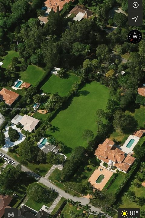 AI generated..in order to show aerial size of yard, if trees are removed.