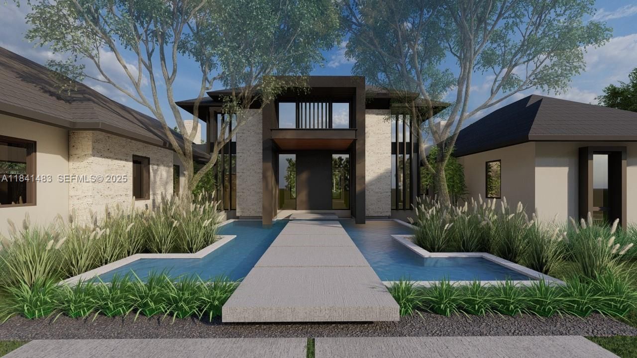 Architectural Design by Hamed Rodriguez- rendering is a stunning design option for this lot. (1)