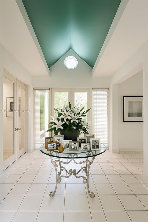 AI generated- showing a remodeled foyer