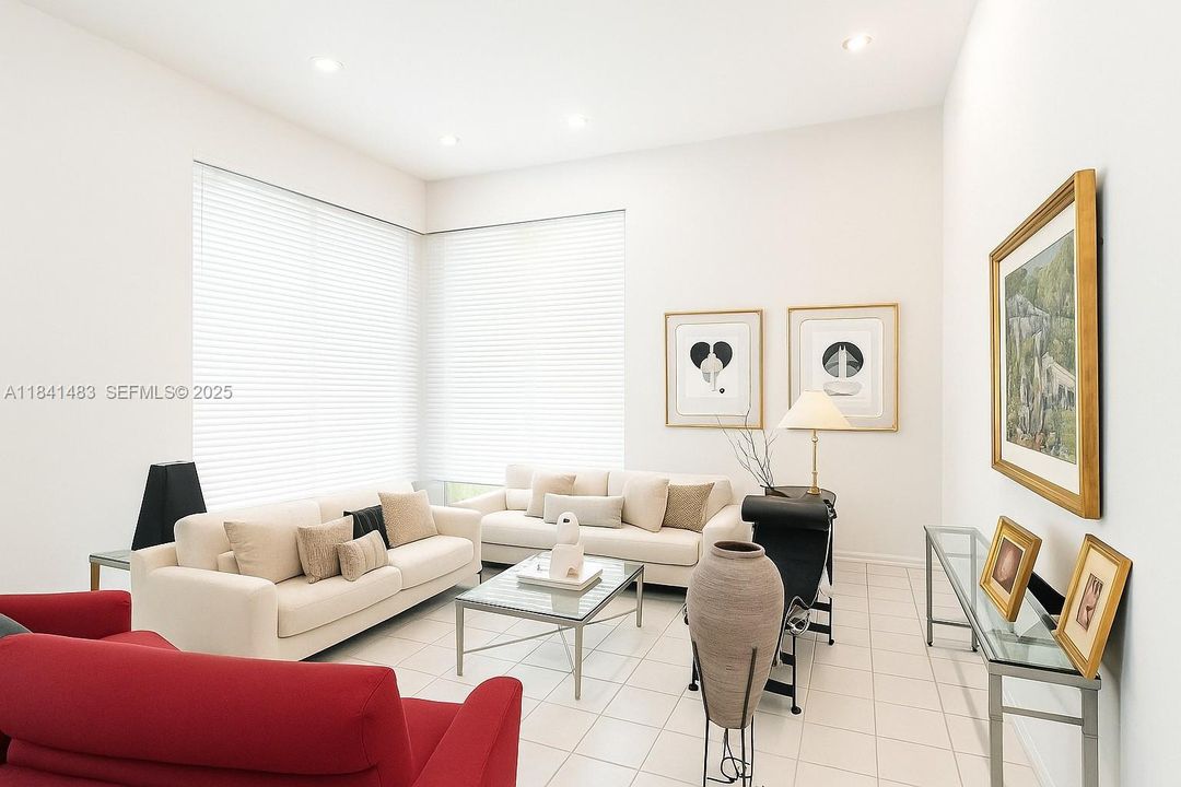 AI generated- showing the family room remodeled