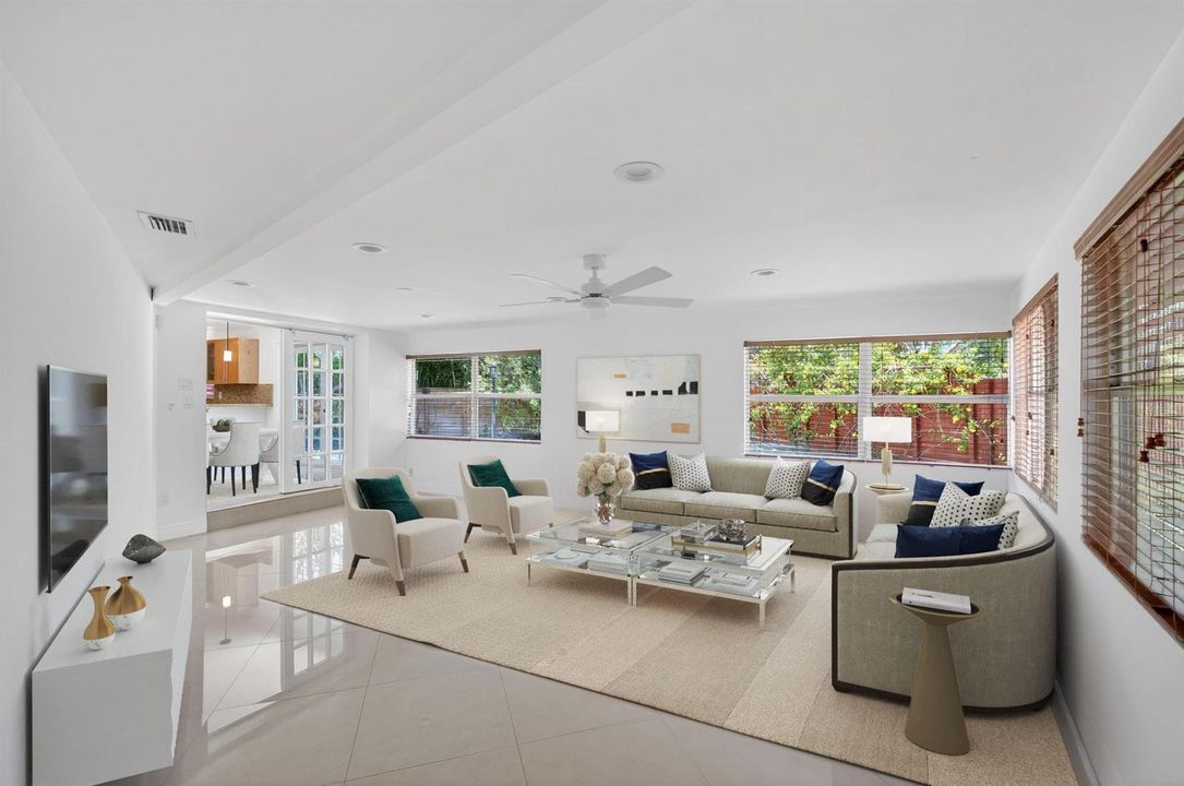 *Virtually Staged Family Room